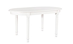 TAVOLO GEORGE OVALE BIANCO 150X85