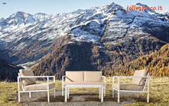 SALOTTO CON CUSCINI TERRY BEIGE
