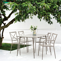 TAVOLO AVA GRIGIO CHIARO 80X140