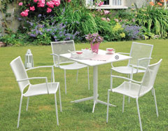TAVOLO PIEGHEVOLE ORFEA WHITE 70x70
