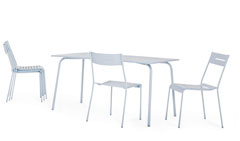 TAVOLO ISSY NEBBIA 140X80