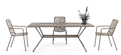 TAVOLO NICOLE 180X90 TORTORA