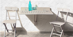 SEDIA BALCONY SBIANCATA