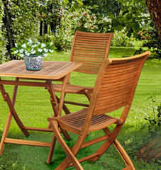 TAVOLO MERIDIA 70x70 PIEGHEVOLE FSC