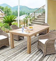 TAVOLO BOUNTY TEAK RICICLATO 240X100