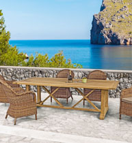 TAVOLO BERKELEY TEAK RICICLATO