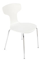 SEDIA LYON BIANCO 44X51X82H