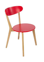 SEDIA SANGERMAN ROSSO 45X50X79H