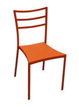 SEDIA TRAM ARANCIONE 42.5X47X85H