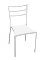 SEDIA TRAM BIANCO 42.5X47X85H