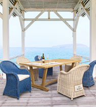 TAVOLO BRADFORD TEAK RICICLATO