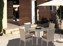 SEDIA ATHENA BIANCO CREMA