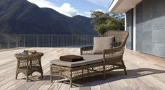 CHAISE LOUNGE JUPITER GREY C/