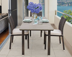 TAVOLO CLIFF C/E. 180/240X100 COFFE