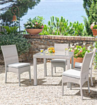 TAVOLO C-V ATHENA BIANCO GARDENIA