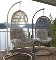 POLTRONA CON CUSCINI HOLLY GRIGIO