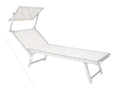 LETTINO MARE ALU-TEX BIANCO