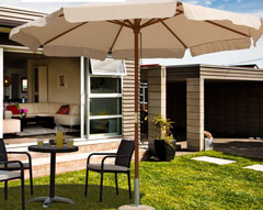 OMBRELLONE SUN LEGNO BEIGE