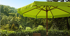 OMBRELLONE SUN LEGNO VERDE