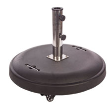 BASE OMBRELLONE C-RUOTE 50KG NERO
