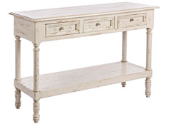 CONSOLLE 3 CASSETTI ANIA BIANCO