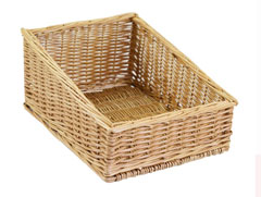 CESTA ESPOSITORE VIMINI RETTANGOLARE CM35X45H12/21