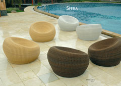 Sfera Tavolo Polyrattan Viro