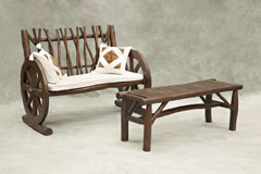PANCA CARRO TEAK MARRONE