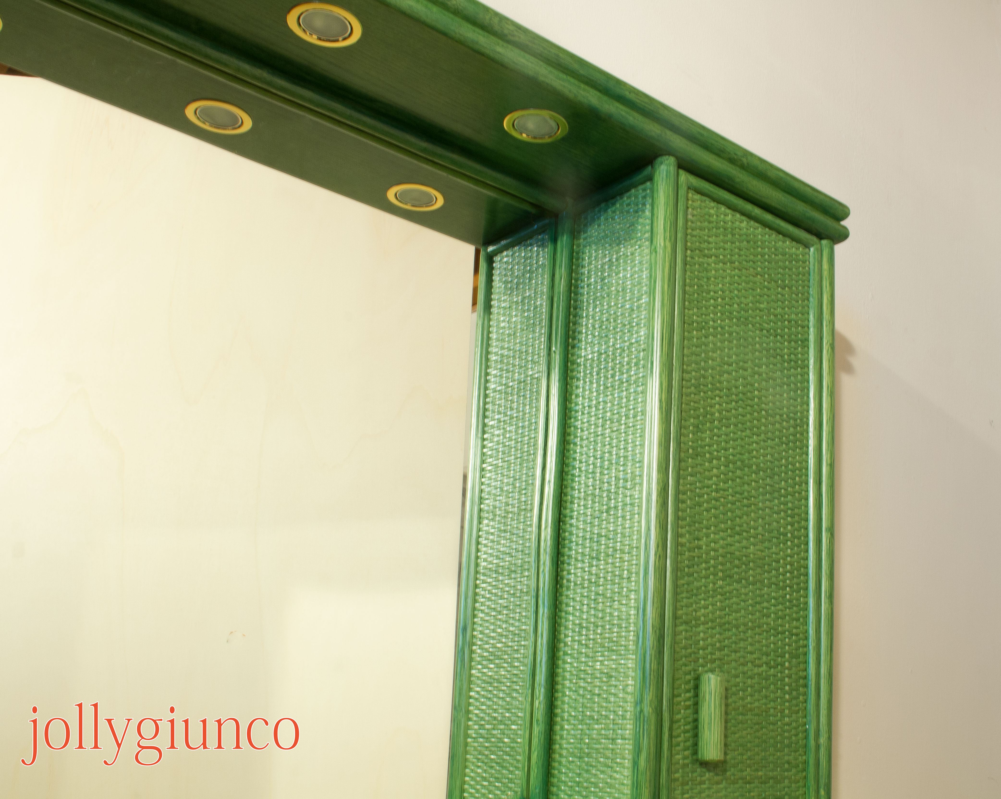 Produzione mobili bagno in rattan,midollino,giunco.