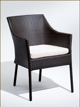 POLTRONA POLYRATTAN NOCE