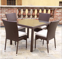 TAVOLO POLYRATTAN FRIULI NOCE