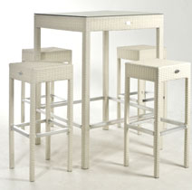 SGABELLO BAR POLYRATTAN