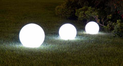 LAMPADA LED PE POOL-GARDEN BALL D50