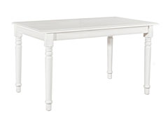 TAVOLO GEORGE RETT BIANCO 150X85