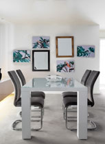 TAVOLO STEPHEN BIANCO 160X90