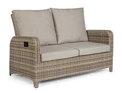 DIVANO 2P RECLINABILE C-C KENT COFFEE