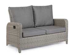 DIVANO 2P RECLINABILE C-C KENT GRIGIO