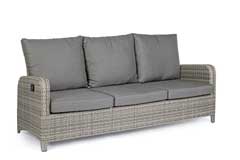 DIVANO 3P RECLINABILE C-C KENT GRIGIO