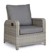 POLTRONA RECLINABILE C-C KENT GRIGIO