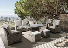 TAVOLO KENT 140X85X47-73 COFFEE