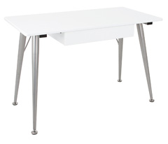 SCRIVANIA DESK CON CUSCINI BIANCO,