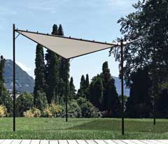 GAZEBO VELA GERBA 3.5X3.5 TORTORA