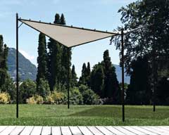 GAZEBO VELA GERBA 3X3 TORTORA