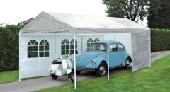 Gazebo Car Parking rettangolare