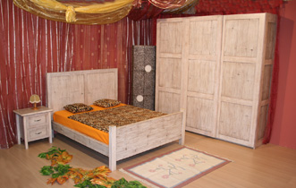 letto crash bambu e legno