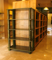 Libreria in bamboo 5 piani
