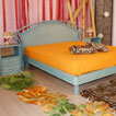 letto matrimoniale in vimini