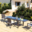 tavoli e sedie in rattan