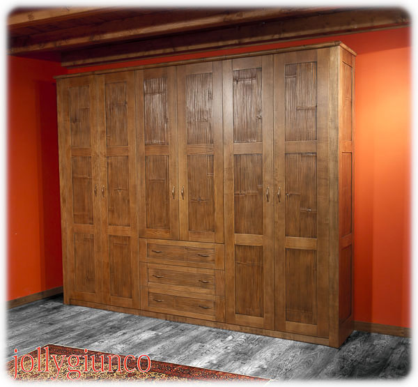 Armadio 6 ante in legno