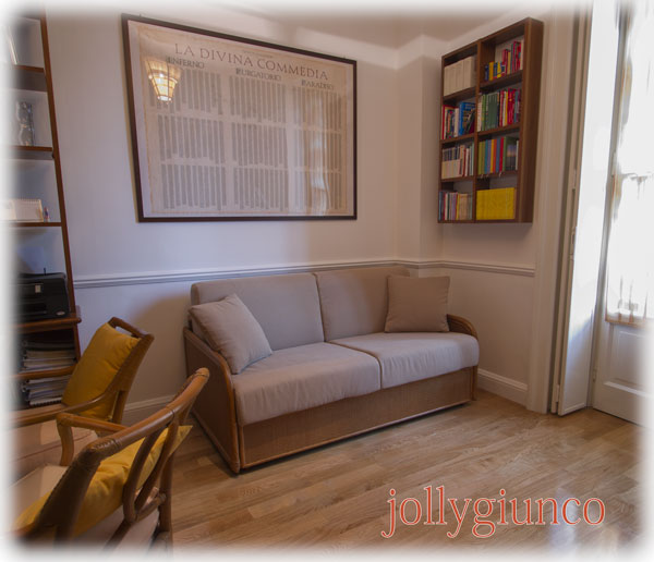 Divano a letto in rattan con struttura in rattan